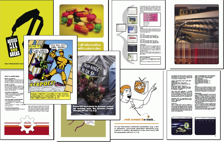 Amalgam of shots of brochure
