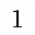 MATHEMATICAL SANS-SERIF DIGIT 1
