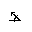 MEASURED ANGLE WITH OPEN ARM ENDING IN ARROW POINTING UP AND TO THE LEFT