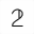 MATHEMATICAL DOUBLE-STRUCK DIGIT 2