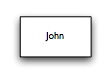 square reprsenting the individual "John"