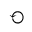 ANTICLOCKWISE GAPPED CIRCLE ARROW