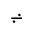 MINUS SIGN WITH RISING DOTS